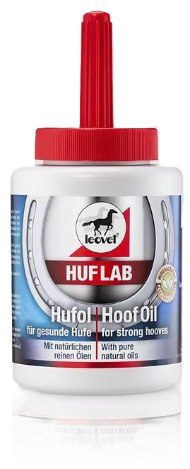 Leovet HoofLab Hoof Oil with Brush Applicator 500 mL