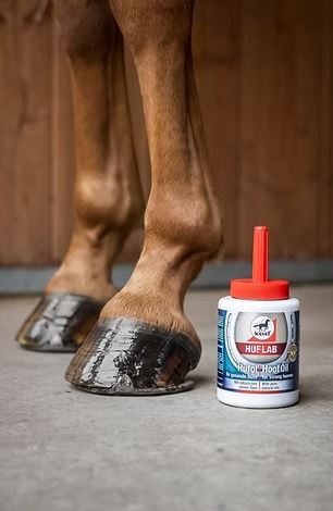 Leovet HoofLab Hoof Oil with Brush Applicator 500 mL-zoom-2
