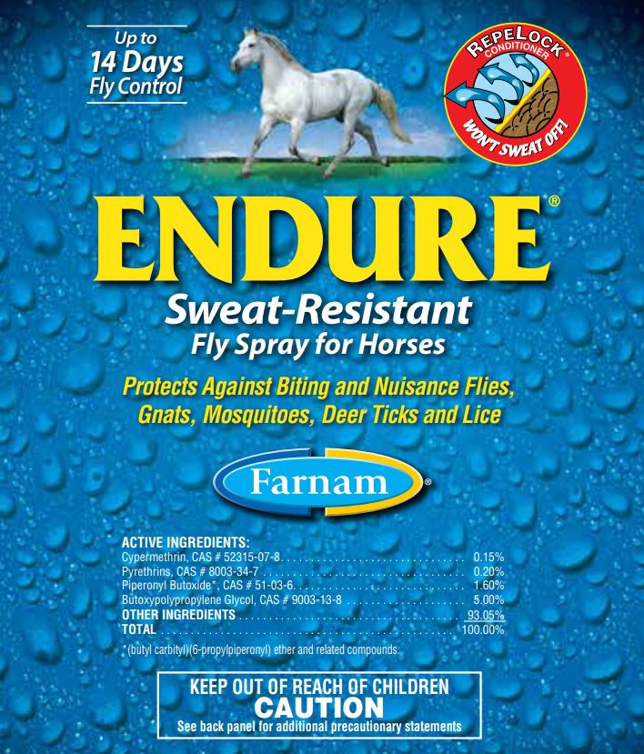 Farnam Endure Sweat-Resistant Fly Spray Quart - 32 oz-2