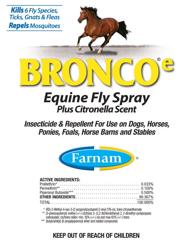 Farnam Bronco Fly Spray Quart - 32 oz-2