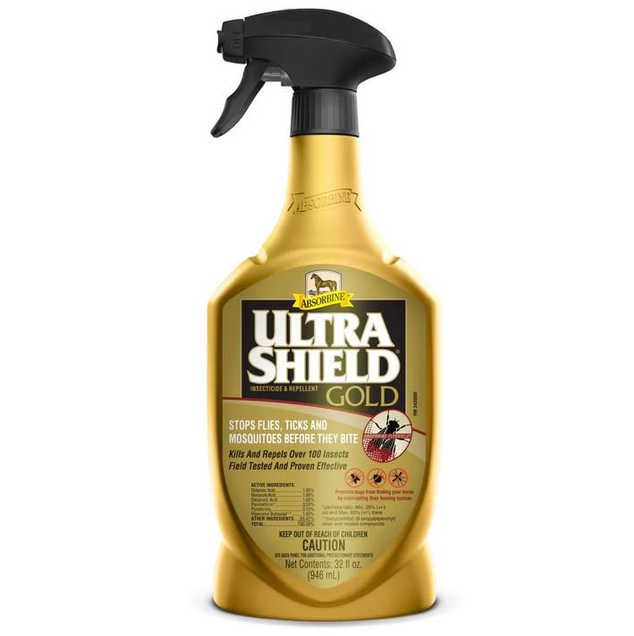 Absorbine UltraShield Gold Fly Spray Quart - 32 oz-1