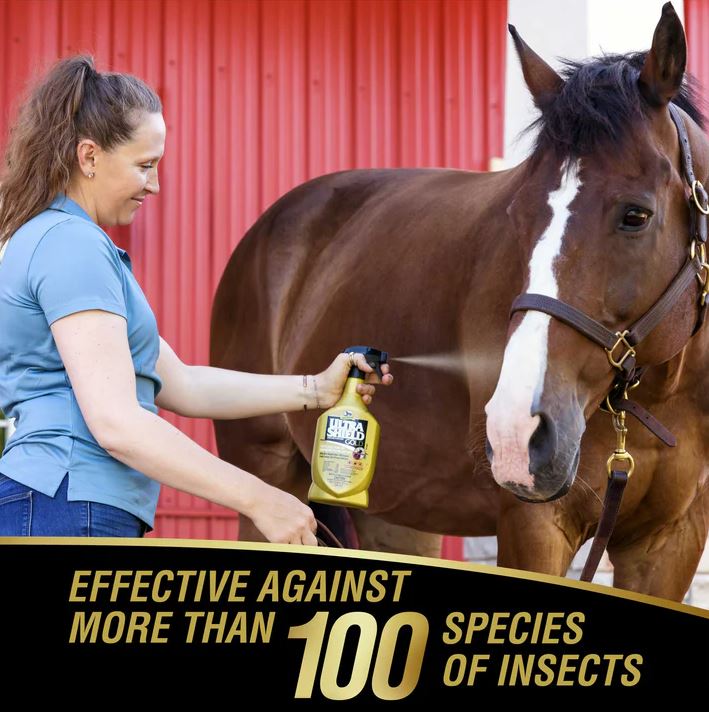 Absorbine UltraShield Gold Fly Spray Quart - 32 oz-4
