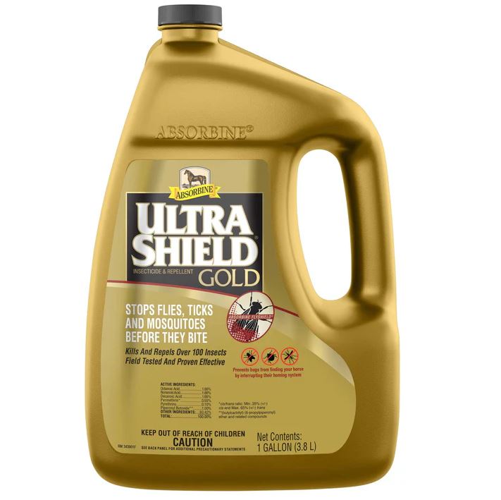 Absorbine UltraShield Gold Fly Spray Gallon - 128 oz