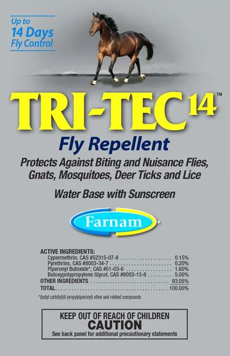 Farnam Tri-Tec 14 Fly Spray Quart - 32 oz