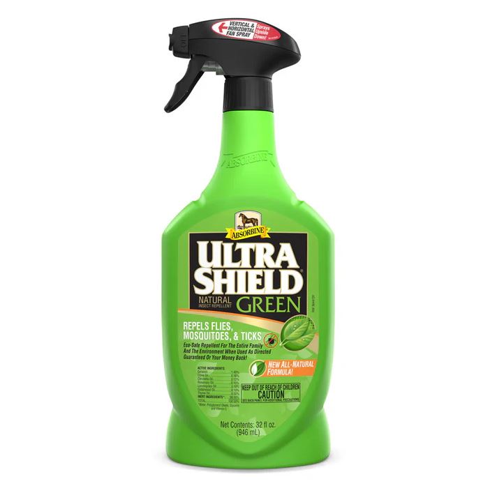 Absorbine UltraShield Green Fly Spray Quart - 32 oz-zoom-1