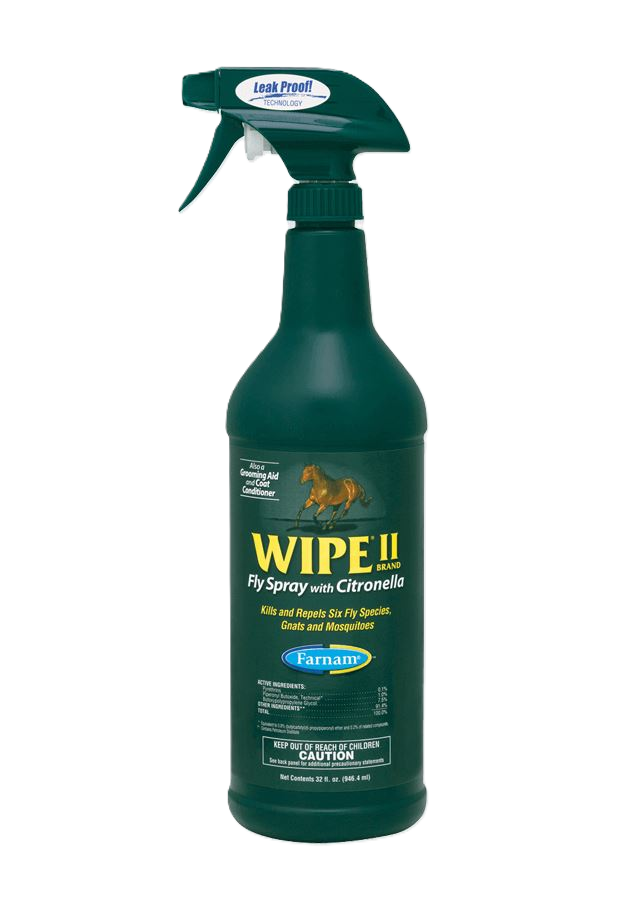 Farnam Wipe II Fly Spray Quart - 32 oz