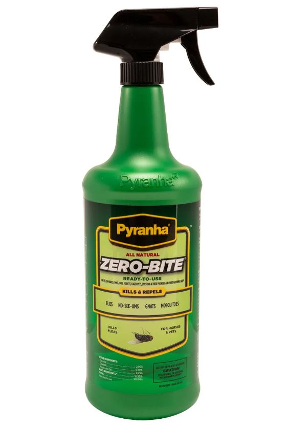 Pyranha Zero-Bite Fly Spray Quart - 32 oz-zoom-1