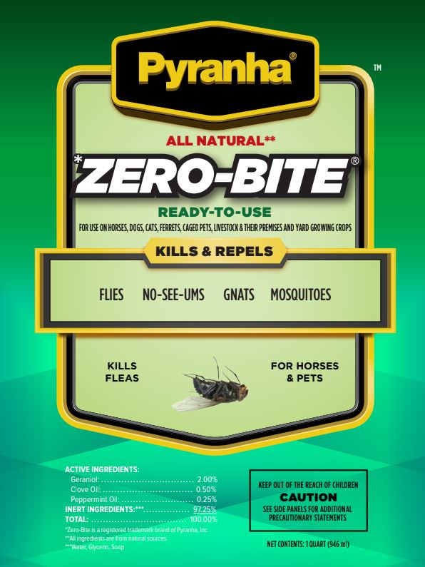 Pyranha Zero-Bite Fly Spray Quart - 32 oz-zoom-2