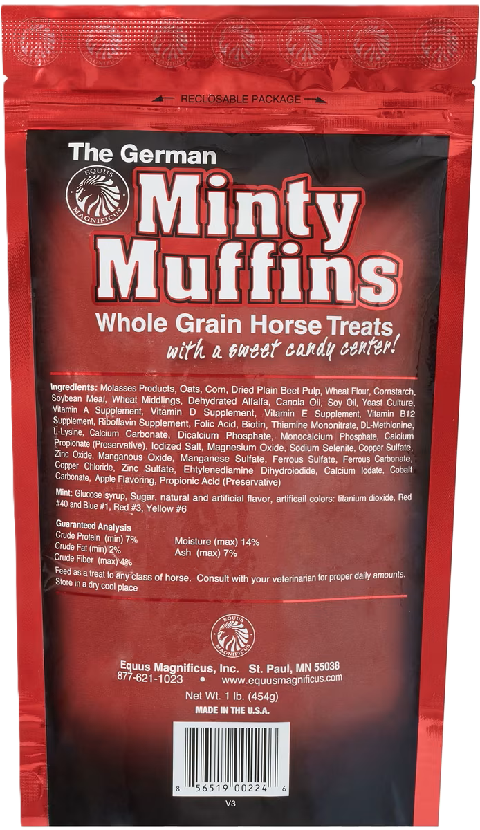 Equus Magnificus German Minty Muffin Treats - 1 lb-2