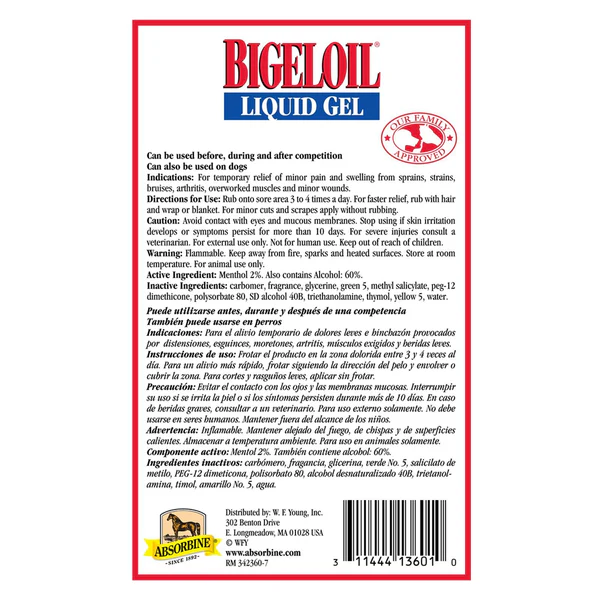 Bigeloil Liniment Liquid Gel - 14oz-3