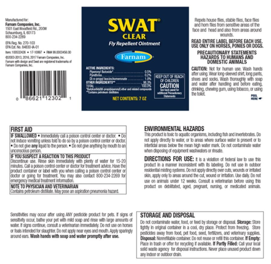 Farnam SWAT Clear Fly Repellent Ointment - 7 oz-2