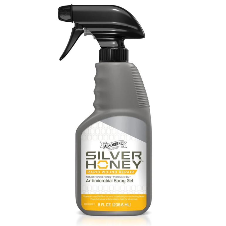 Absorbine Silver Honey Rapid Wound Repair Spray Gel - 8 oz-1