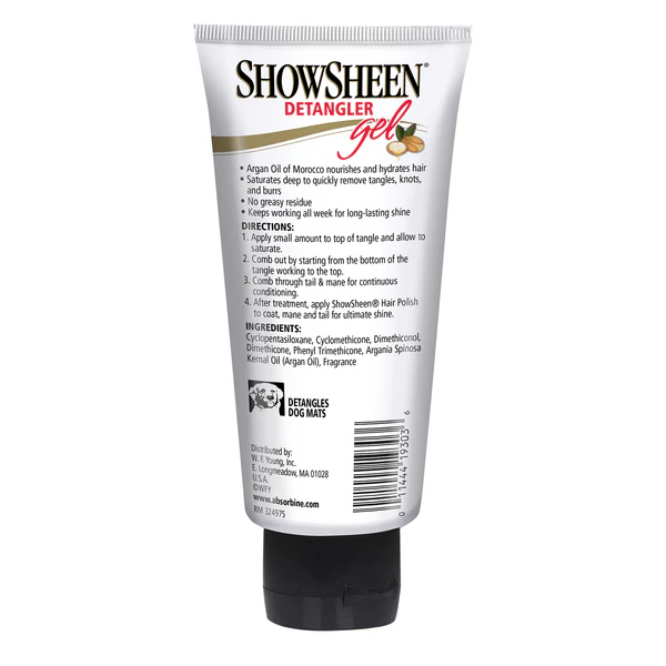 Absorbine ShowSheen Detangler Gel - 4 oz