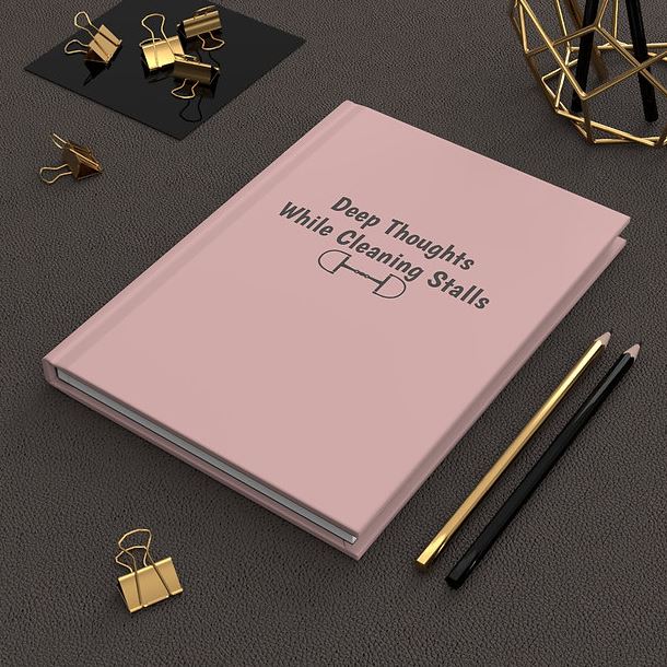 Equine & Design Equestrian Notebook - Deep Thoughts While Cleaning Stalls-3