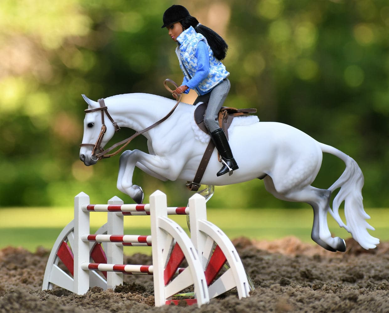 Breyer Makayla Schooling Rider - 8" Figure-zoom-3