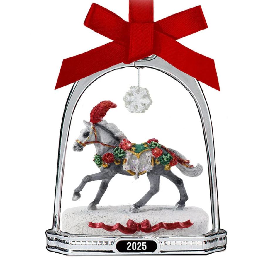 Breyer Christmas In Bloom | 2025 Stirrup Ornament