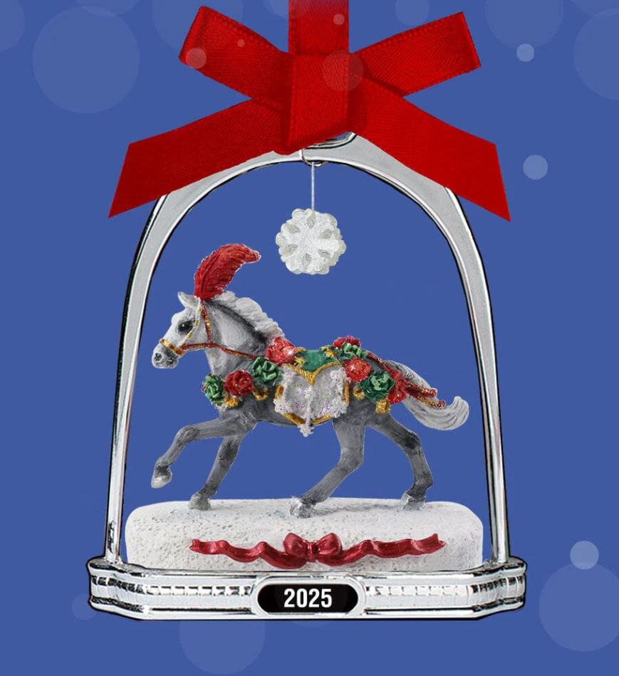 Breyer Christmas In Bloom | 2025 Stirrup Ornament-2