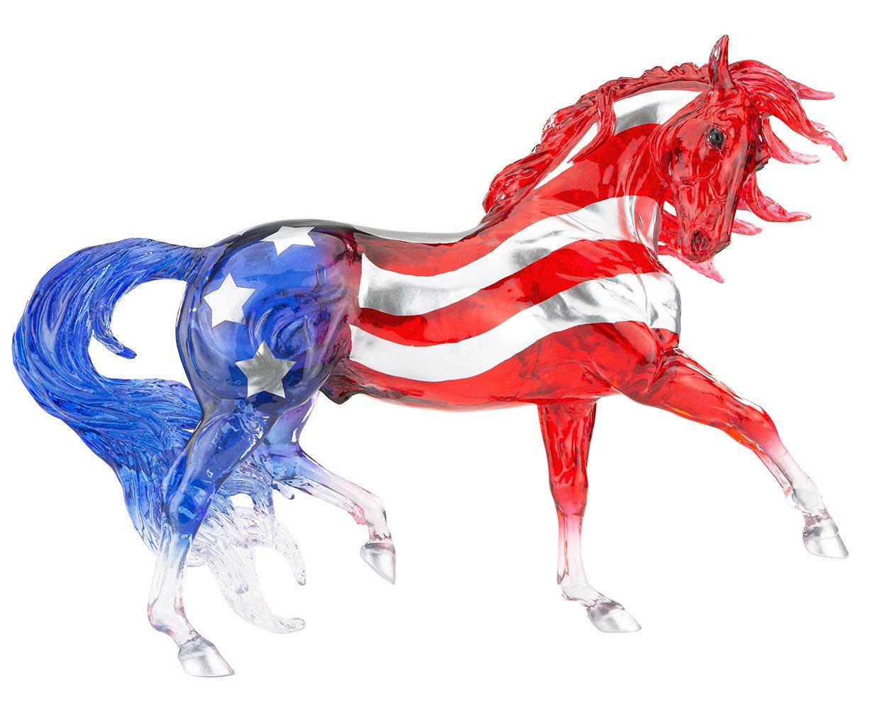 Breyer Traditional Series Collector Model | Old Glory | Patriotic Red, White and Blue | 2021 Limited Edition | Retired