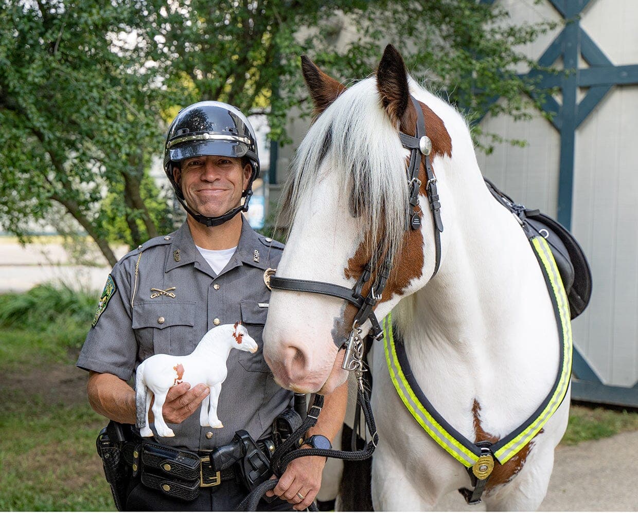 Breyer Hytyme Legend | KHP Mounted Police Horse-zoom-4