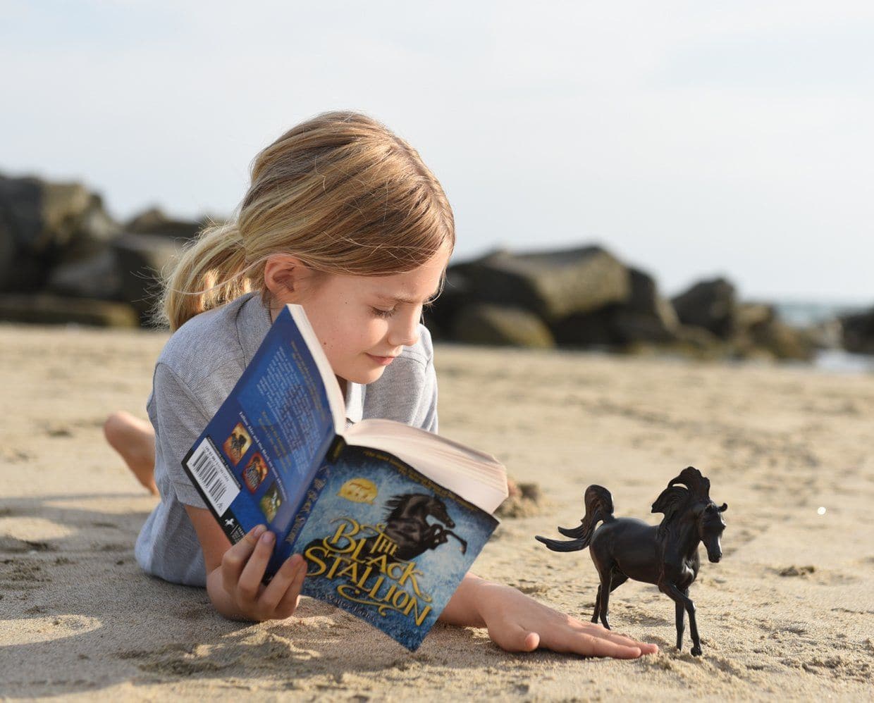 Breyer The Black Stallion Horse & Book Set-zoom-4