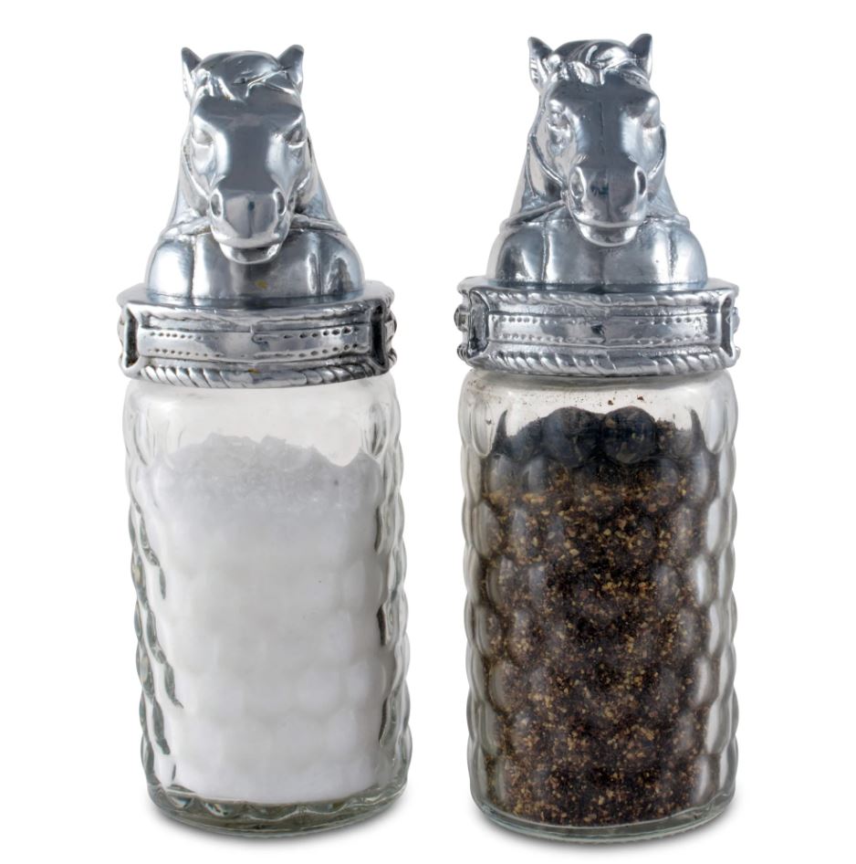 Arthur Court Horse Salt & Pepper Set
