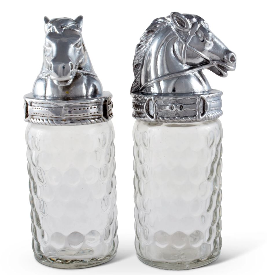 Arthur Court Horse Salt & Pepper Set-2
