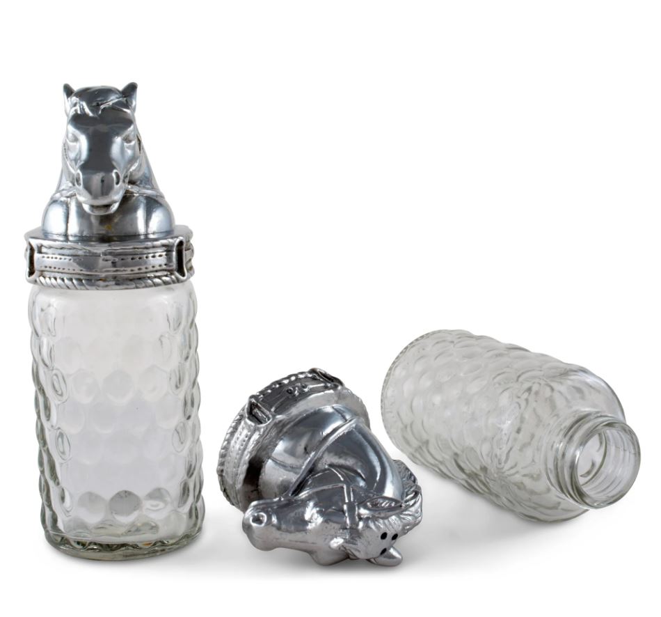 Arthur Court Horse Salt & Pepper Set-3