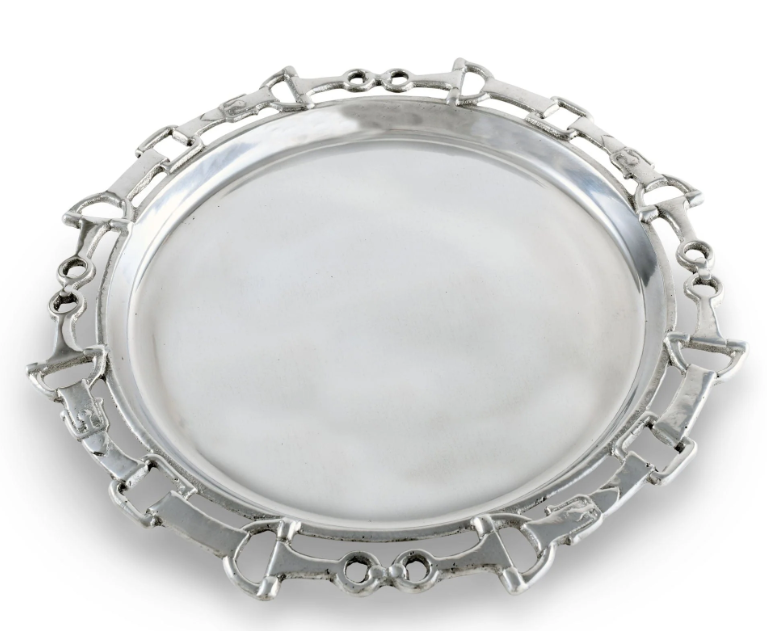 Arthur Court Equestrian Round Tray-zoom-1