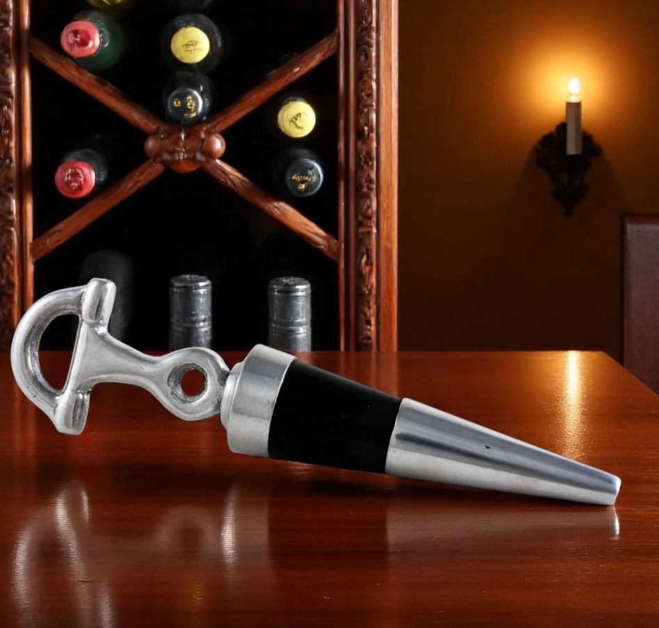 Arthur Court Equestrian Bottle Stopper-zoom-3