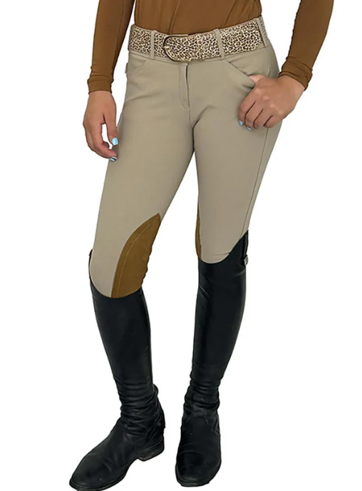 Tailored Sportsman Mid Rise Front Zip Sock Bottom Breeches
