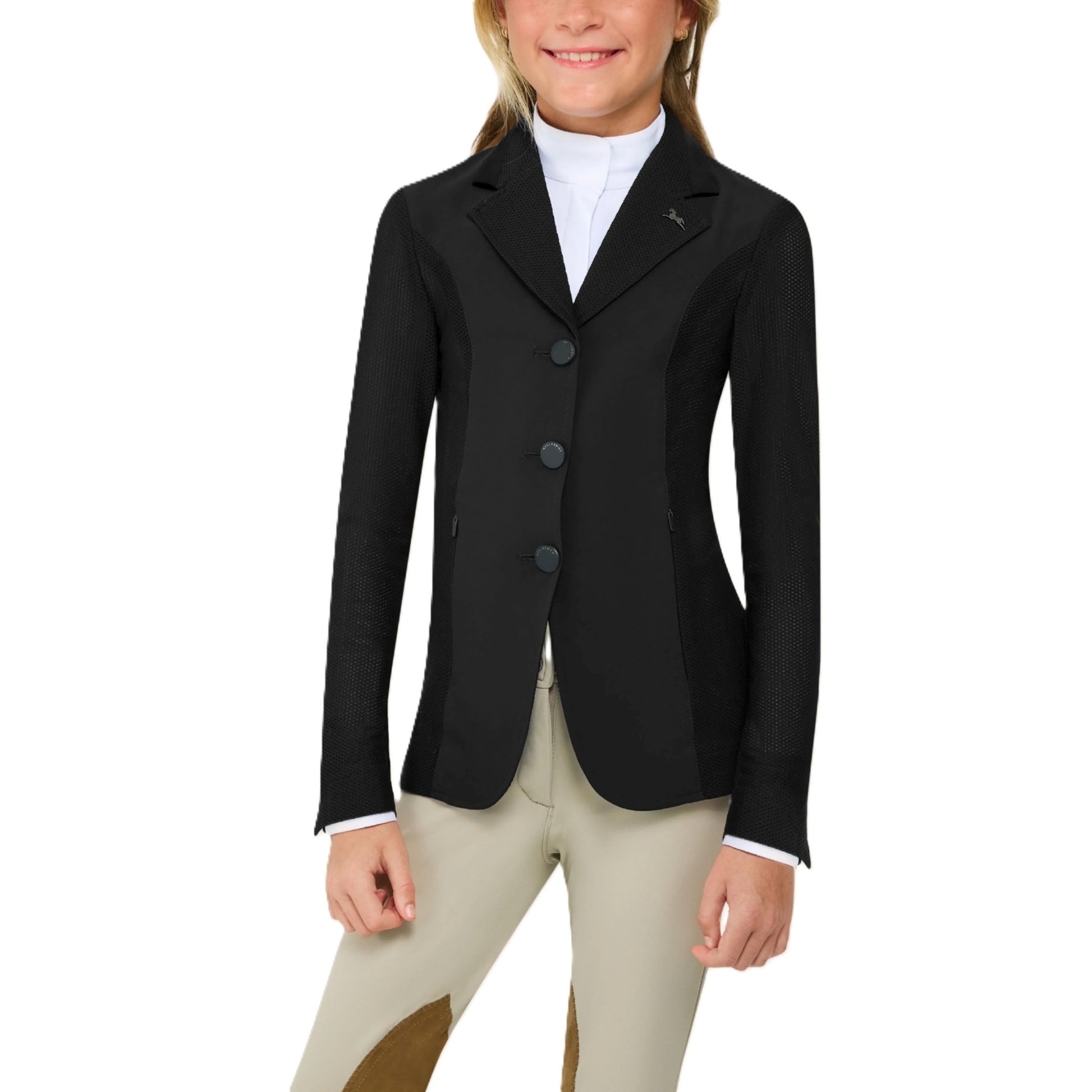 RJ Classics Girl's Harmony Evo Jr. Mesh Show Coat-3