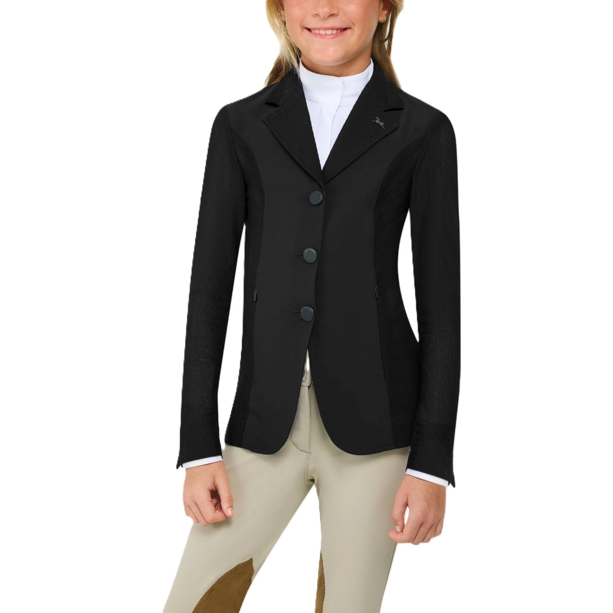 RJ Classics Girl's Harmony Evo Jr. Mesh Show Coat-zoom-3