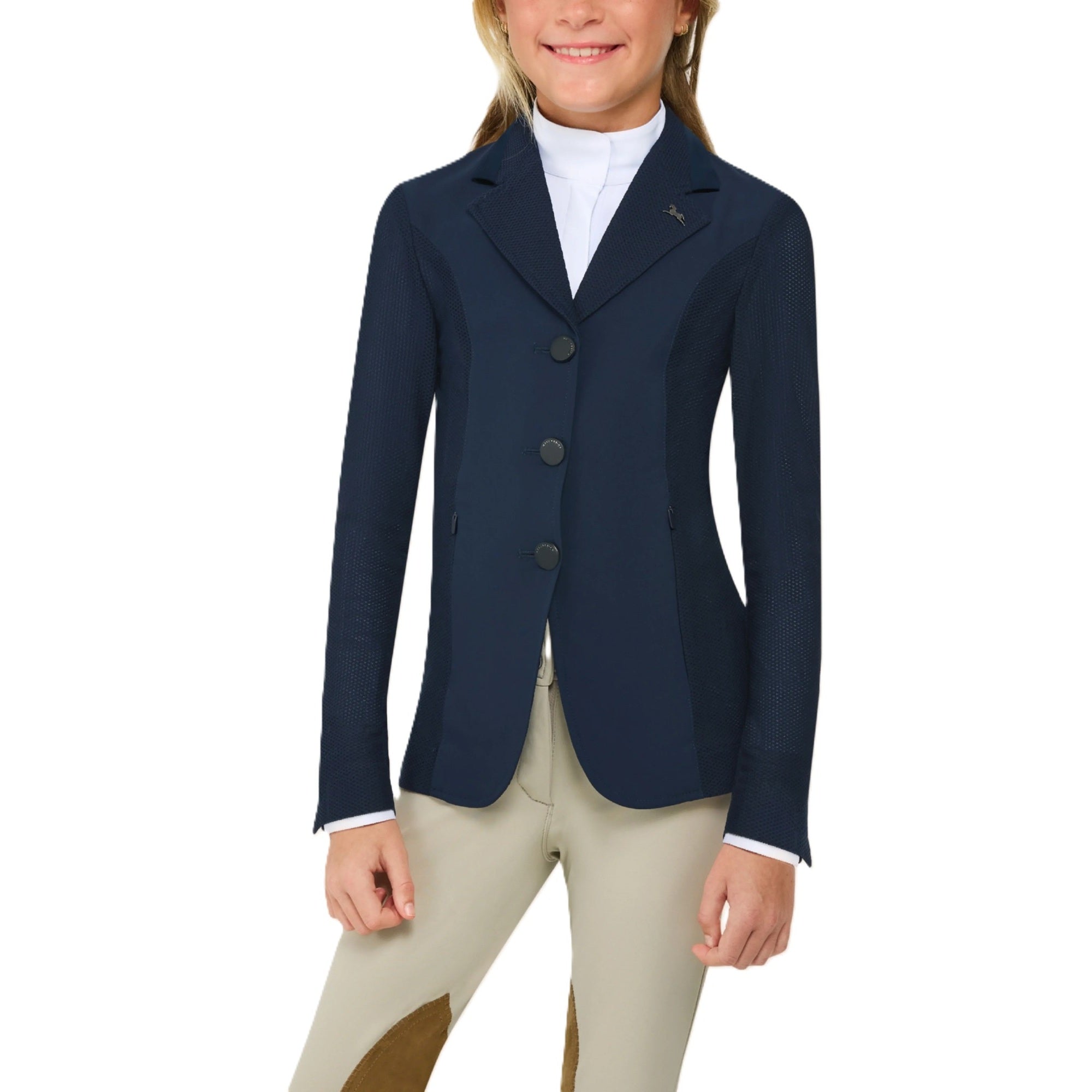 RJ Classics Girl's Harmony Evo Jr. Mesh Show Coat-zoom-4