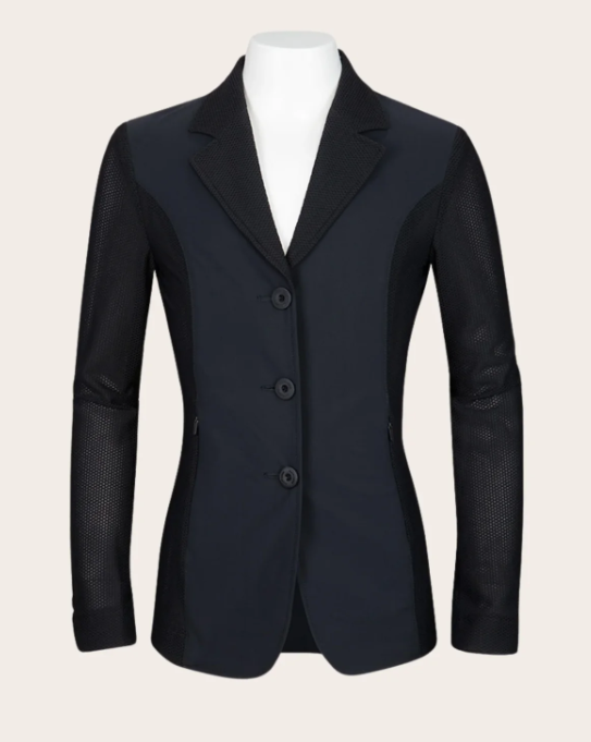 RJ Classics Girls' Harmony Jr Mesh Show Coat - Slim Fit - 3 Colors Available-zoom-6