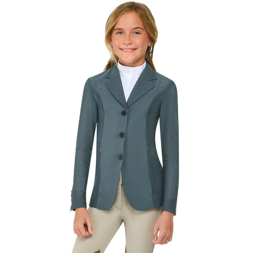 RJ Classics Girls' Harmony Jr Mesh Show Coat - Slim Fit