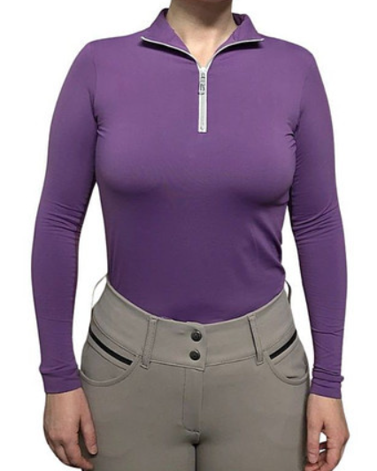 Tailored Sportsman Women's IceFil Zip Long Sleeve Shirt-8