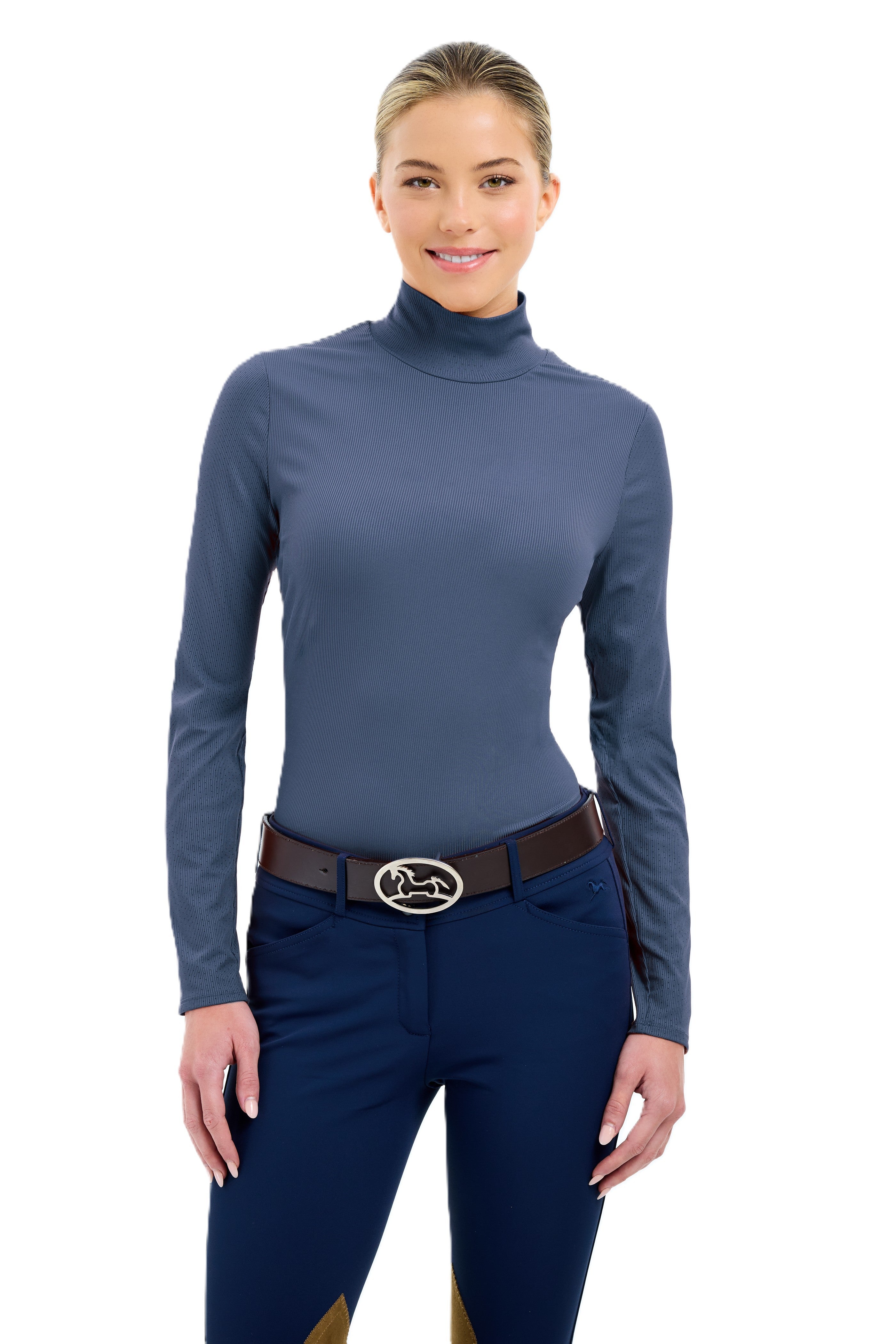RJ Classics Women's Joelle Mock Neck Shirt - 2 Colors Available
