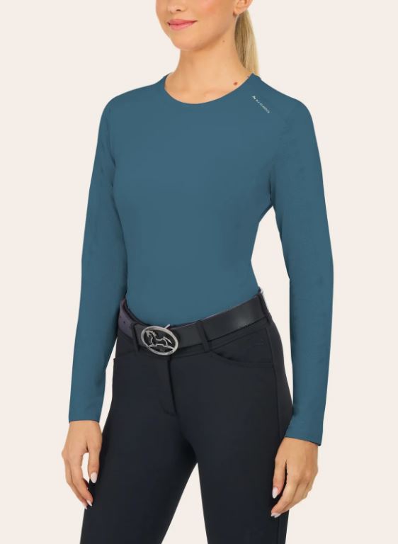 RJ Classics Women's Jordyn Crew Neck Long Sleeve Shirt
