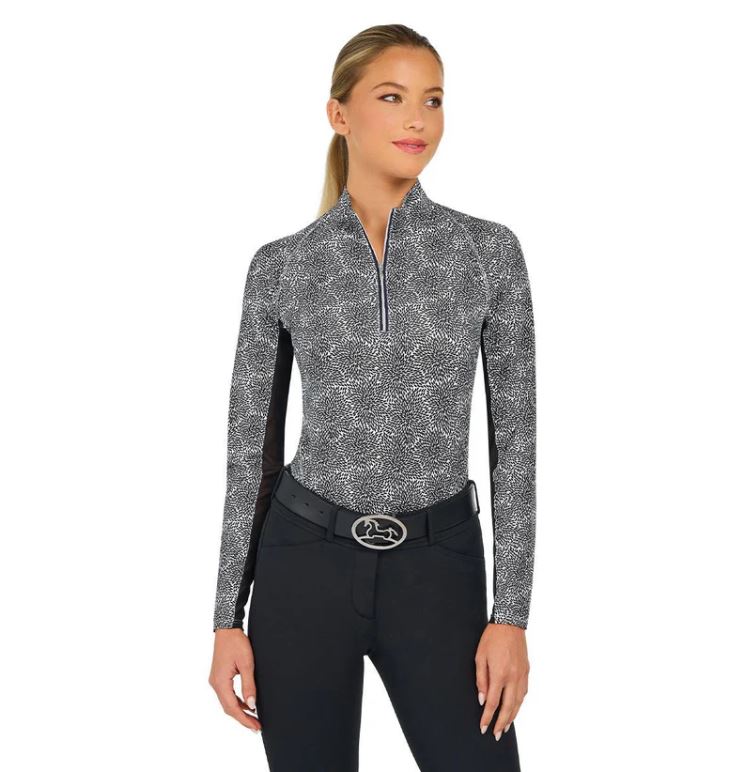 RJ Classics Women's Libby 1/4 Zip Long Sleeve Shirt - 2 Colors Available