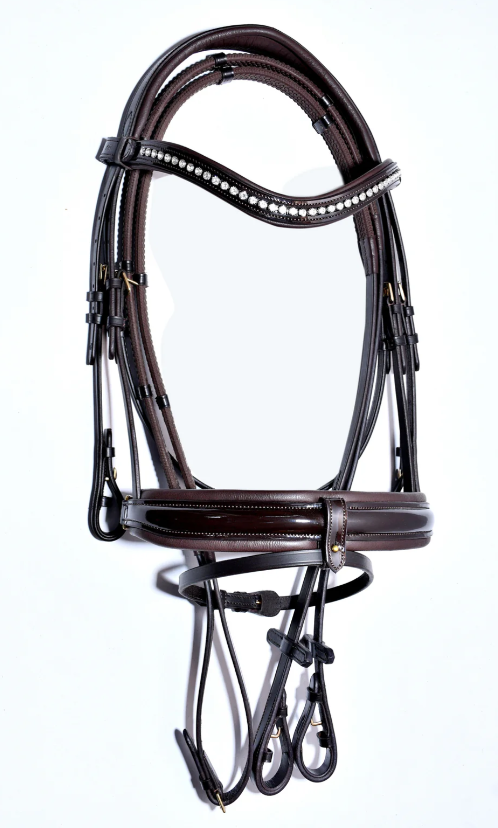 Bridleberry Extra Padded Snaffle Bridle - 2 Colors Available-3