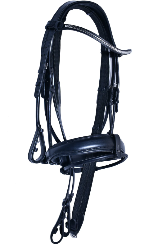 Bridleberry Rolled Black Leather Bridle-3