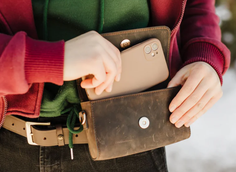 Oakbark & Chrome Rider Belt Bag - 4 Colors Available-6